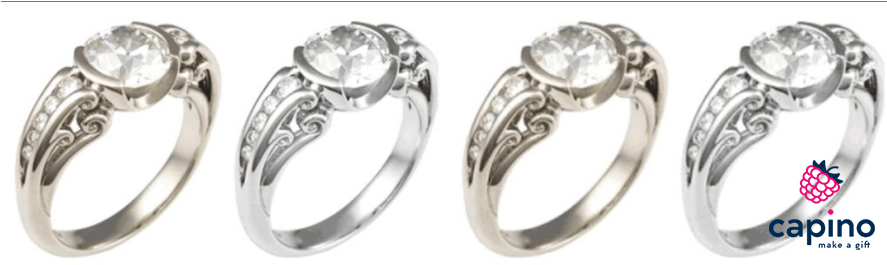 Как да различим бялото злато от среброто ?