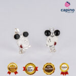 Детски сребърни обеци Mickey Mouse Sophie - 2