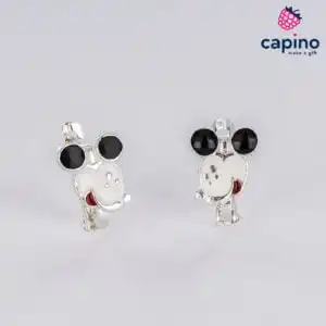 Детски сребърни обеци Mickey Mouse Sophie