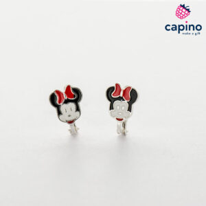 Детски сребърни обеци Minnie Mouse Lulu