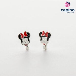 Детски сребърни обеци Minnie Mouse Lulu