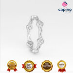 1121153 F Сребърен пръстен цвете La Torquato - 5