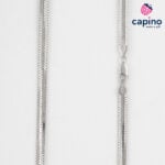 Сребърен синджир 40 см. плоска змийска плетка T1 Snake