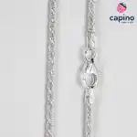 Сребърен синджир 45 см. корабно въже T1 Diamond Cut Rope