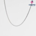 Сребърен синджир 45 см. Т1 mini Curb - 1
