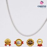 Сребърен синджир 45 см. Т1 mini Curb - 2