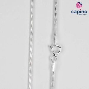 Сребърен синджир 45 см. змийска плетка Т1 Snake