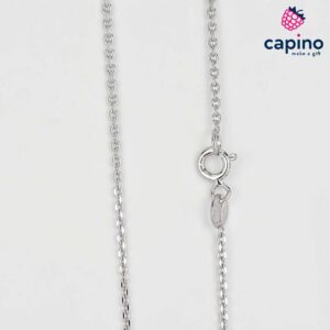 Сребърен синджир 50 см. обикновена T1 Cable link