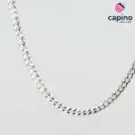 Сребърен синджир 50 см. Т1 Curb - 1