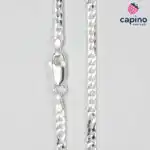 Сребърен синджир 50 см. Т1 Curb