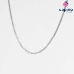 Сребърен синджир 55 см. Т1 mini Curb - 1