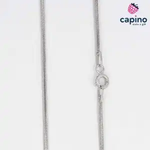 Сребърен синджир 55 см. змийска плетка Т1 Snake
