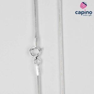 Сребърен синджир 55 см. змийска плетка Т2 Snake