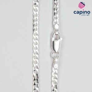 Сребърен синджир 60 см. Curb Т1