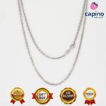 Сребърен синджир 60 см. T1 Cable link - 3