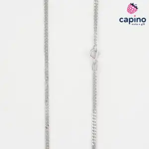 Сребърен синджир 60 см. Т1 mini Curb