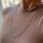 Сребърен синджир 65 см. T1 Cable link - 1