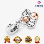 Сребърен талисман биберон Antonio - 3