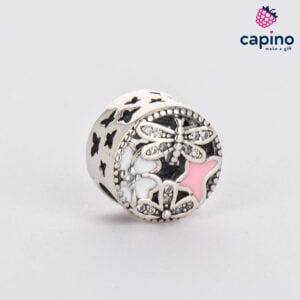 Сребърен талисман пеперуда Alphons