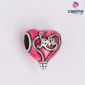 Сребърен талисман сърце Callie