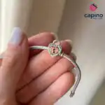 Сребърен талисман сърце катинар Cirillo - 1