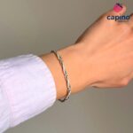 Сребърна гривна безкрайност Alina - 1