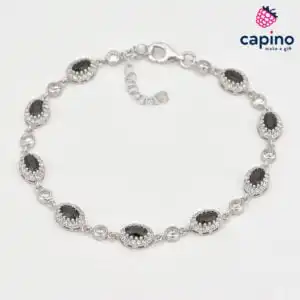 Сребърна гривна Clelia