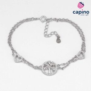 Сребърна гривна дървото на живота Antonella - 4