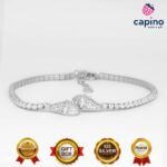 Сребърна гривна капка Mariella - 4