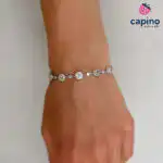 Сребърна гривна Rosina - 2