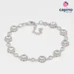 Сребърна гривна Rosina - 3