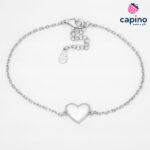 Сребърна гривна сърца Matilda - 4