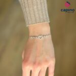 Сребърна гривна сърце Letizia - 2