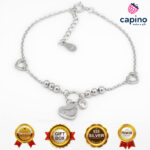Сребърна гривна сърце Love Claudia - 2