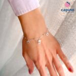 Сребърна гривна сърце Love Tatiana - 1