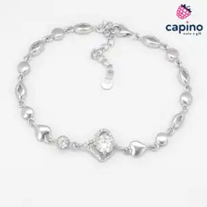 Сребърна гривна Tina - 3
