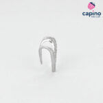Сребърна обеца Сърце Jolanda - 3