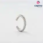 Сребърни обеци халка Clelia