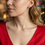 Сребърни обеци халки Beatrice - 6