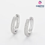 Сребърни обеци халки Bettina