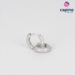 Сребърни обеци халки Nina