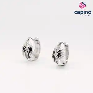 Сребърни обеци халки Nunzio