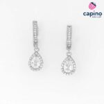 Сребърни обеци капки Xenia - 2