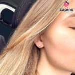 Сребърни обеци квадрат Bianca - 2