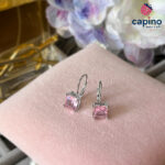 Сребърни обеци квадрат Ernestinna - 4
