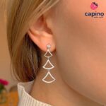 Сребърни обеци Ornella - 2