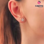 Сребърни обеци пчеличка Tatiana - 1