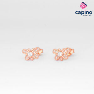 Сребърни обеци пеперуда Stella - 3