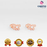 Сребърни обеци пеперуда Stella - 4