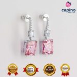 Сребърни обеци Rosa - 4